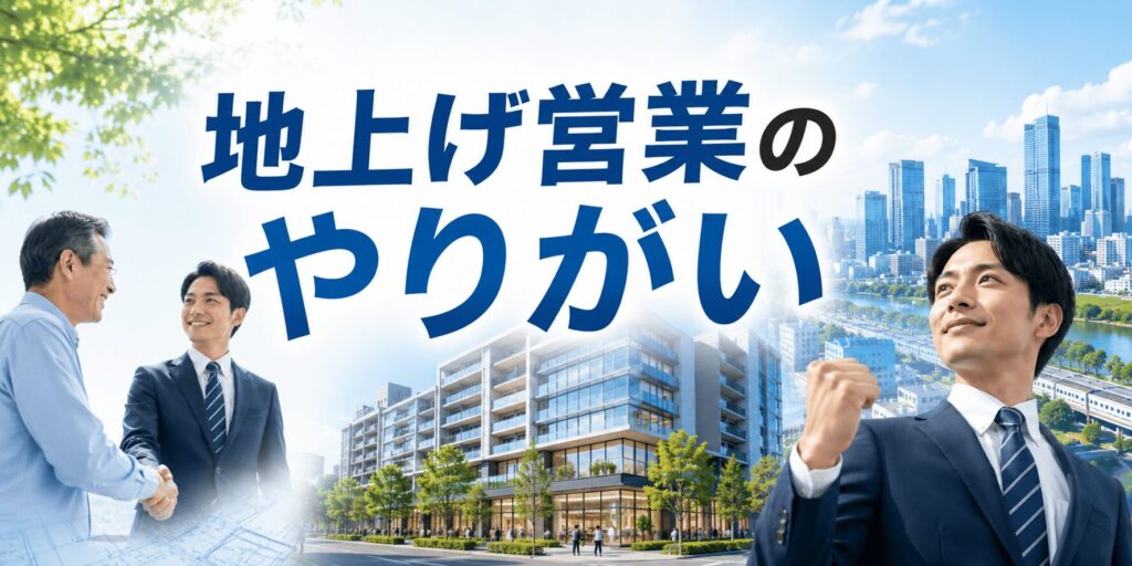 地上げ営業のやりがい