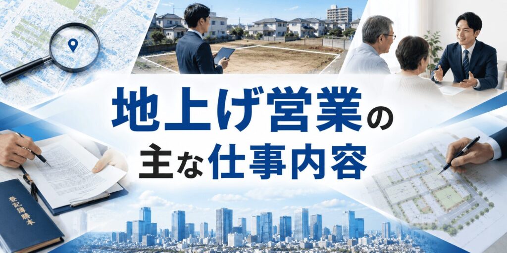 地上げ営業の主な仕事内容